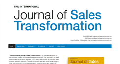 Desktop Screenshot of journalofsalestransformation.com